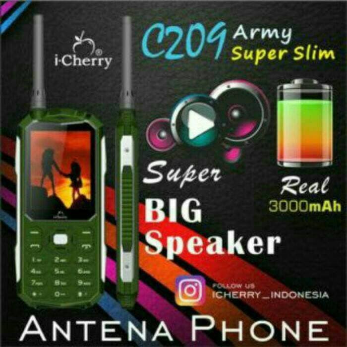 iCherry i Cherry C209 C 209 Super Slim HP Ponsel Outdoor Murah  PROMO