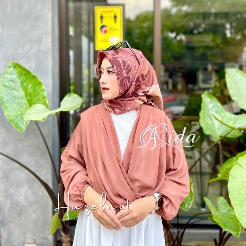 Baju atasan wanita aida outer cardigan baju muslim atasan wanita terbaru outer cardigan others