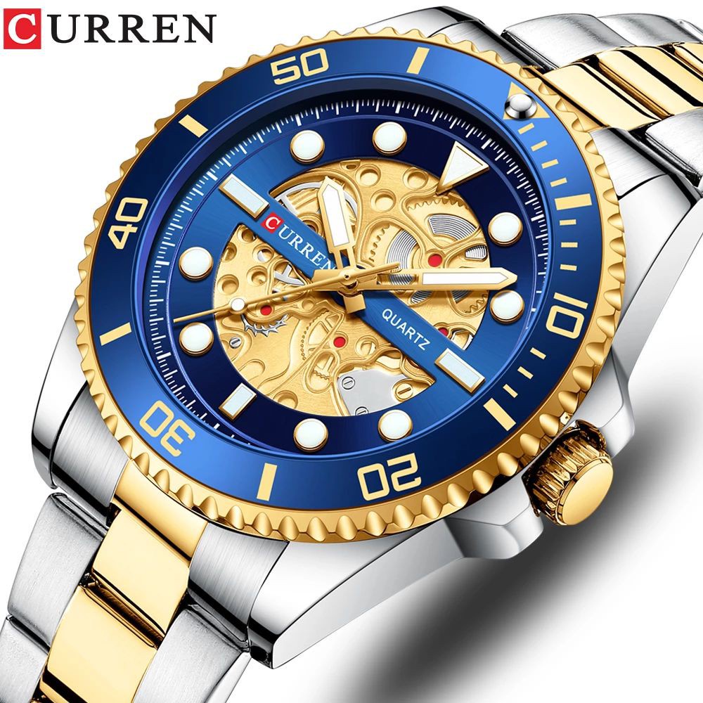 CURREN 8412 Jam Tangan Pria Analog Chronograph WK-SBY