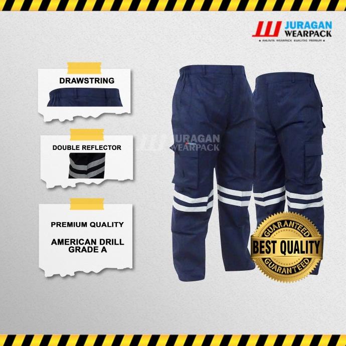 WEARPACK SAFETY CELANA WARNA BIRU NAVY