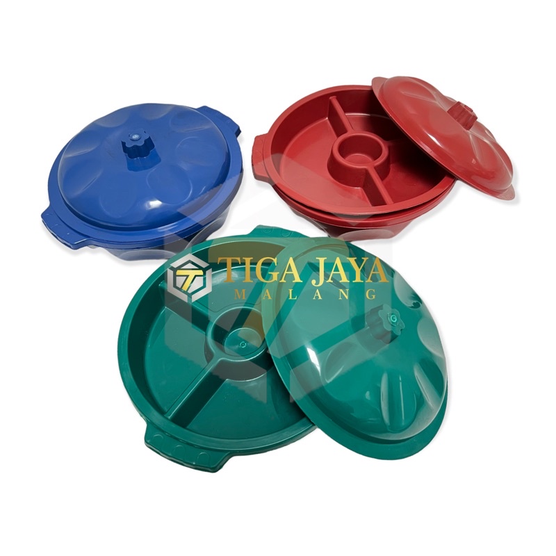 TERMURAH BERKATAN/SYUKURAN Wakul Nasi Motif Cherry / tempat bancaan / Wakul Plastik  / tempat kendur