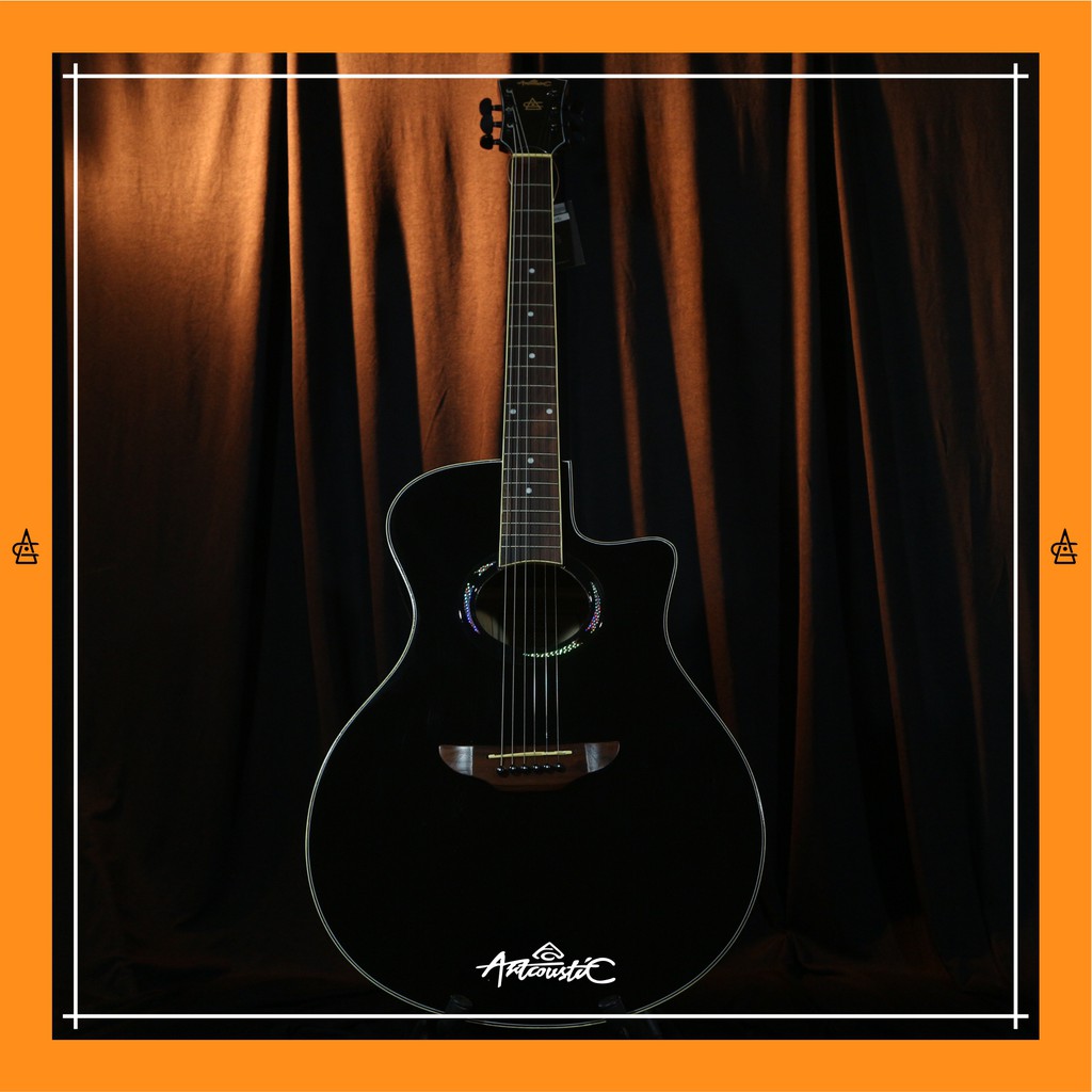 Gitar Akustik Black Glossy Artcoustic