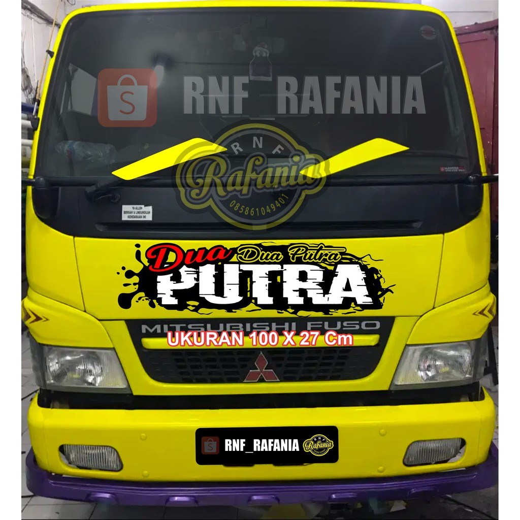 STICKER SEKOTLET  CUTTING KABIN CANTER TRUCK DUA PUTRA