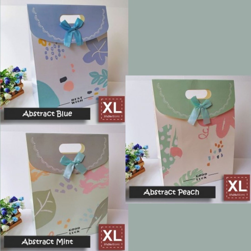 

Paper Bag Motif Ukuran XL / Tas Kertas Kado - ABSTRACT