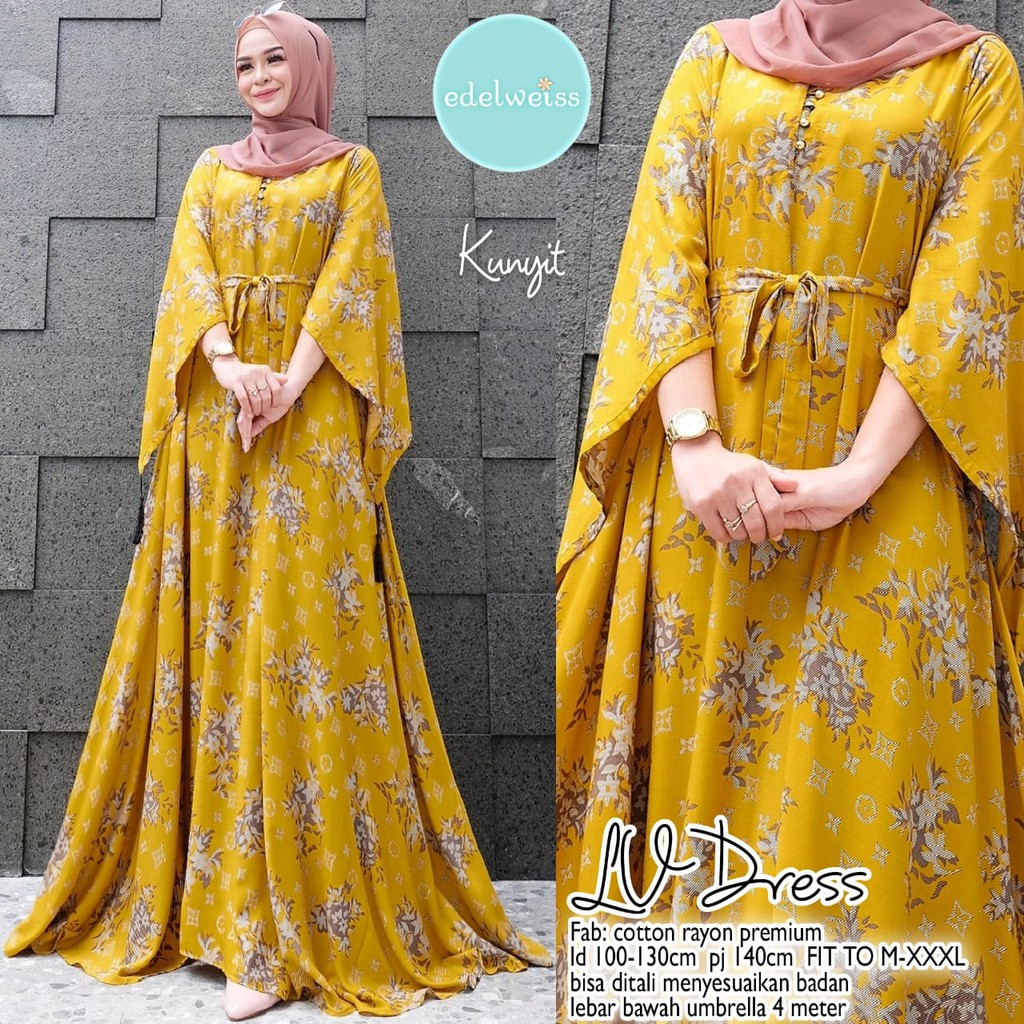 Dress Muslim Gamis LV Dress by Edelweiss