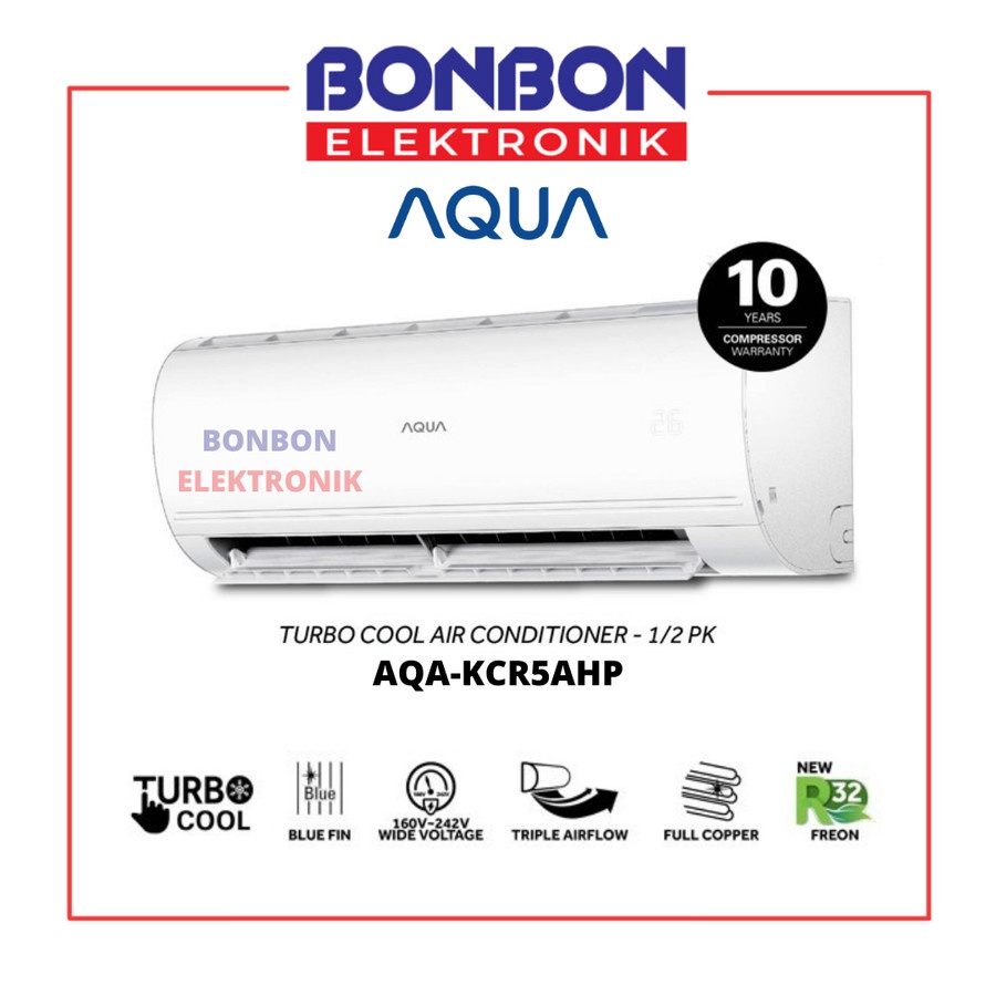 AQUA AC 0.5PK AQA-KCR5AHP / 1/2 PK AQA-KCR5AHP AQA KCR 10 AHP 0.5 PK