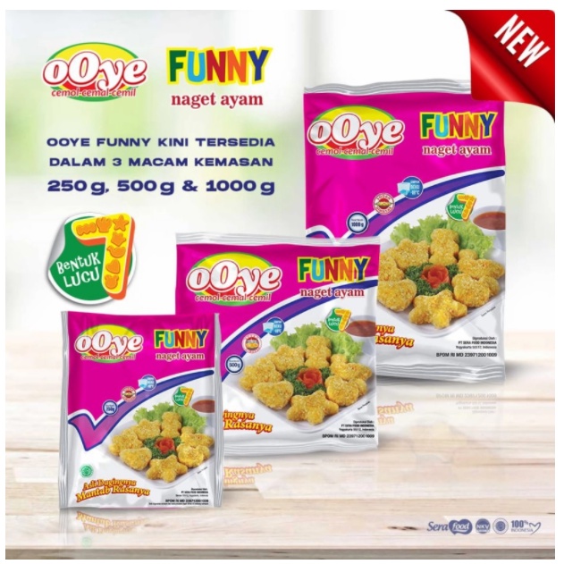 Ooye Nugget Funny 250 gr