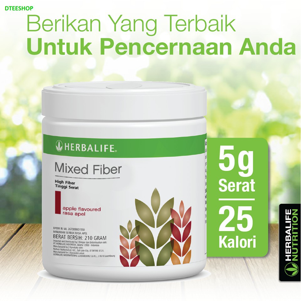 

apel diet fiber flavour high / minuman mixed ORIGINAL rasa serbuk serat tinggi