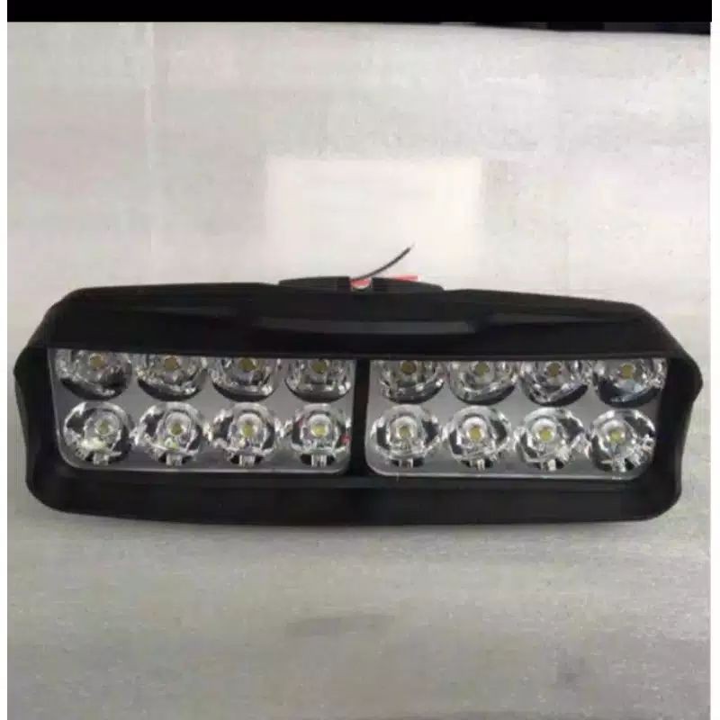 Lampu Tembak Led Bar16 mata 12 volt 12 watt putih