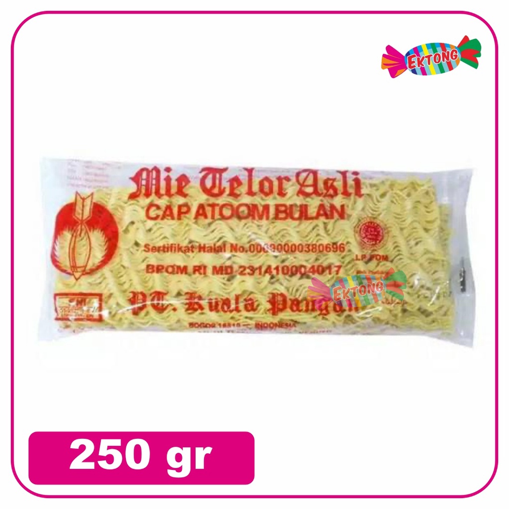 

MIE ATOM BULAN 250 GR