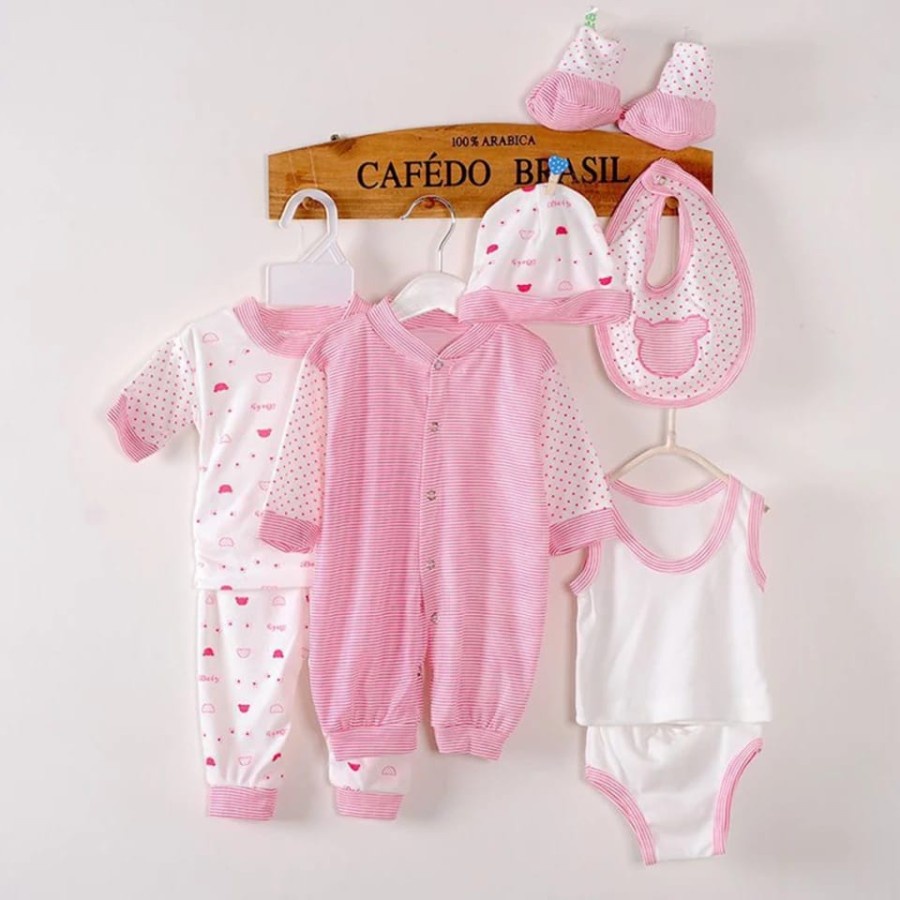 Baju Baby Baru Lahir Set 8pcs Perlengkapan New Born NewBorn Gift Kado Bayi Baru Lahir