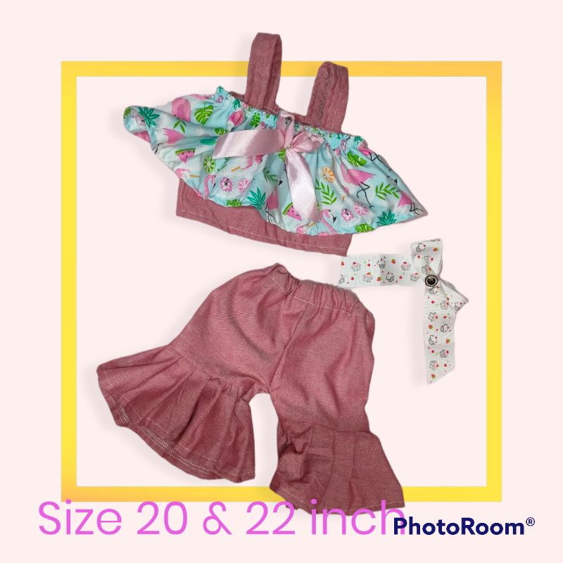 baju boneka reborn, lukthep size 20 & 22 inch