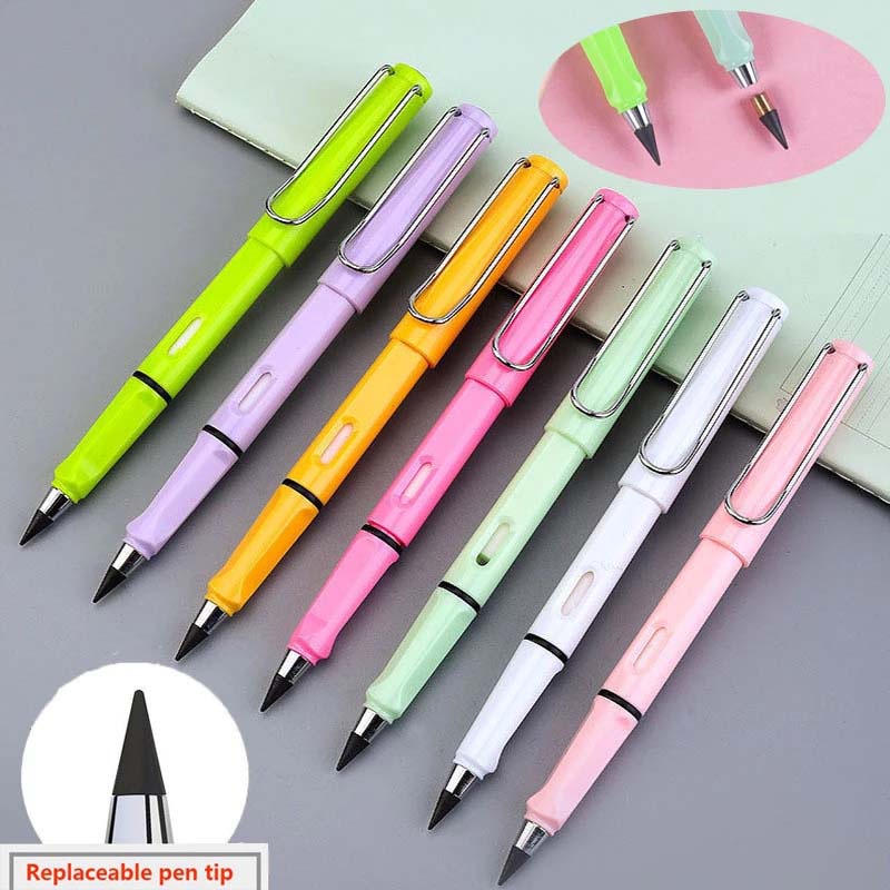 Pensil Gambar / Tulis Portable Bisa Dihapus Warna Acak