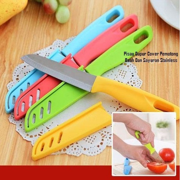 PISAU DAPUR STAINLESS TAJAM BELATI PISAU STENLIS PENGUPAS BUAH DAN SAYURAN KECIL MURAH ANTI KARAT