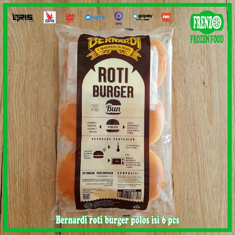 

Bernardi Roti Burger Polos isi 6