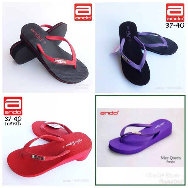 PROMO WEEKEND Sandal rubber ando nice queen Shopee PROMO WEEKEND Sandal rubber ando nice queen Shopee