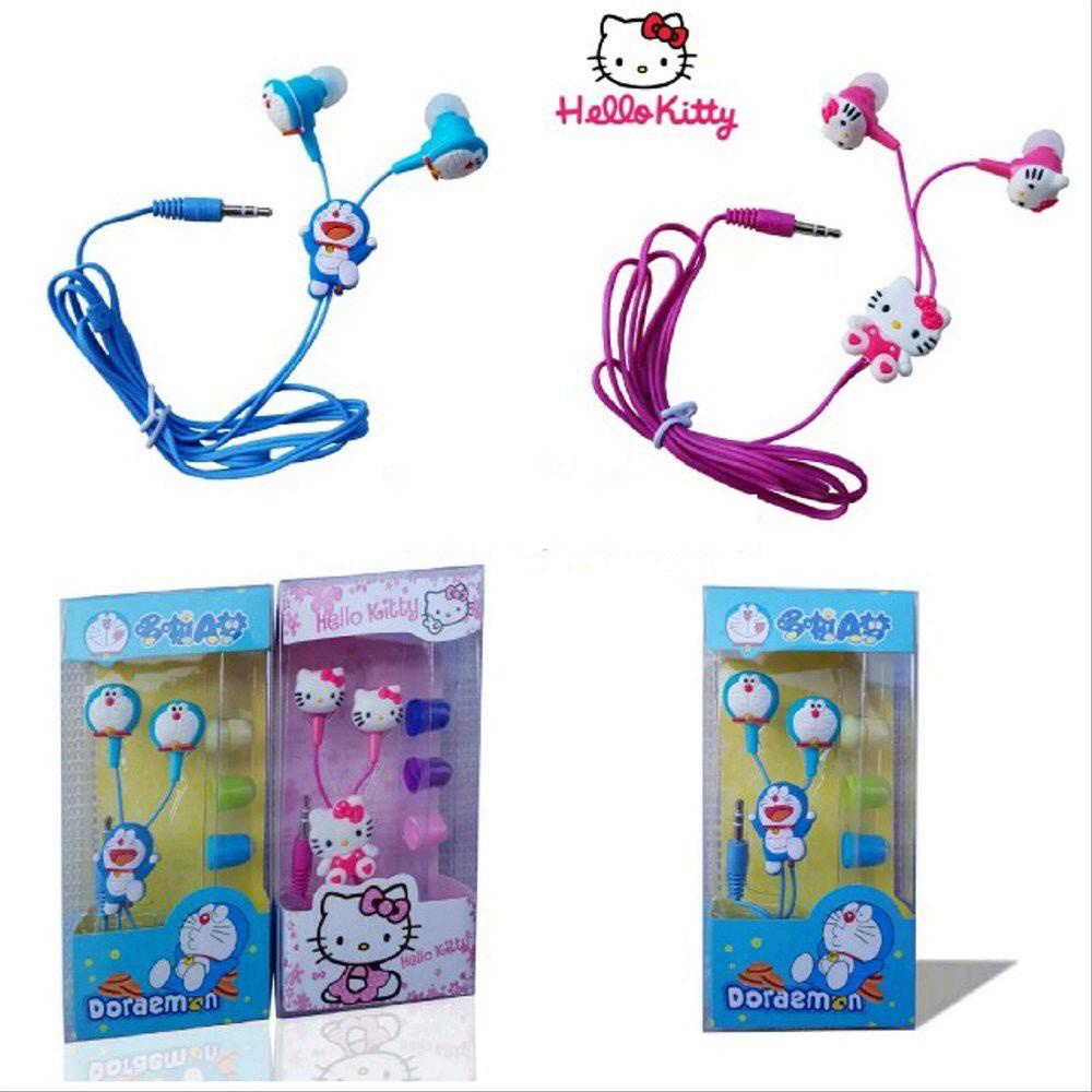 eadset Karakter Doraemon / Hello Kitty hands free karakter/Handsfree Headset Karakter Doraemon / Hello Kitty Earphone