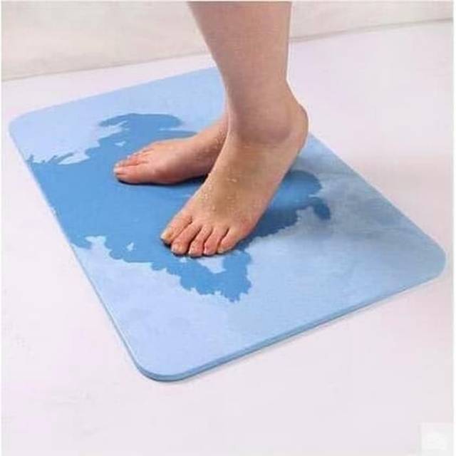 Keset Kaki Diatomite Anti Slip Keset kaki Cepat kering Bath Mat