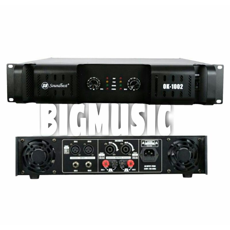 Power Amplifier Soundbest OK 1002 Original Amplifier Soundbest OK1002