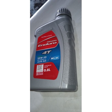 Oli Mesin Motor 4T Merk Pertamina Enduro Tipe Enduro 4T Ukuran 800 ml
