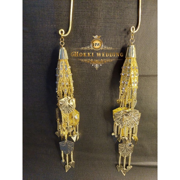 Jurai Kenanga Pengantin Aceh Melayu Model Kuncup Tabung Lonceng Untuk Samping Sunting Dijual Sepasan