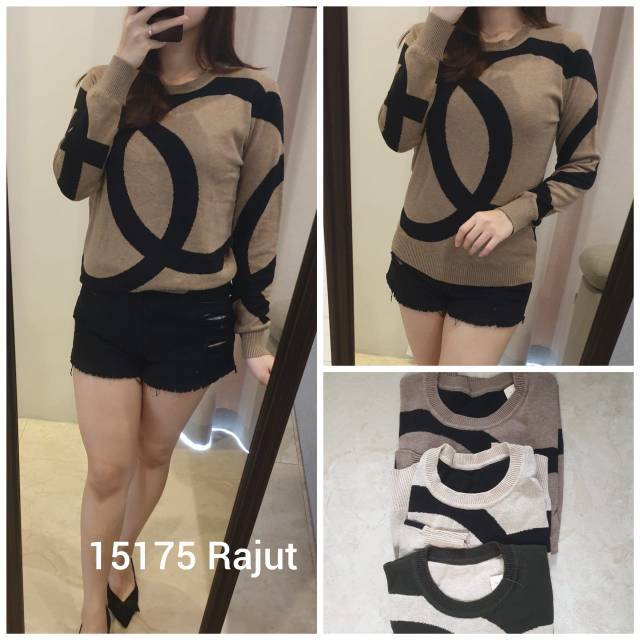 CHANEL BAJU RAJUT WANITA IMPORT