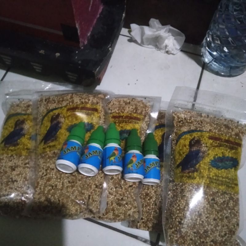 pakan dosis tinggi lovebird jampi