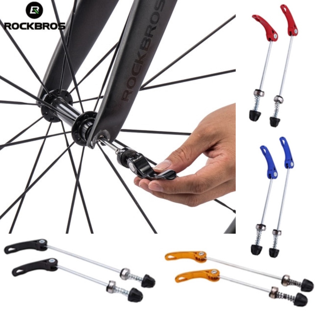 as quick release sepeda skewer qr hub freehub ban baut clamp axle roda depan belakang mtb lipat road bike