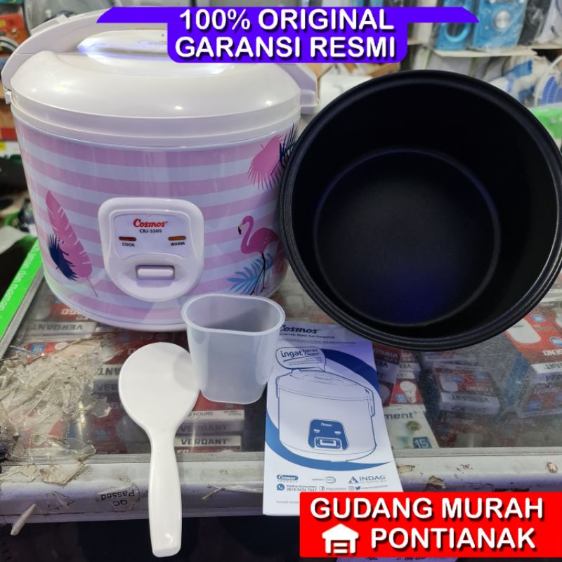 Rice cooker Cosmos CRJ 3305 1,8 Liter / Magic com Cosmos CRJ 3305 1,8 Liter /penanak nasi