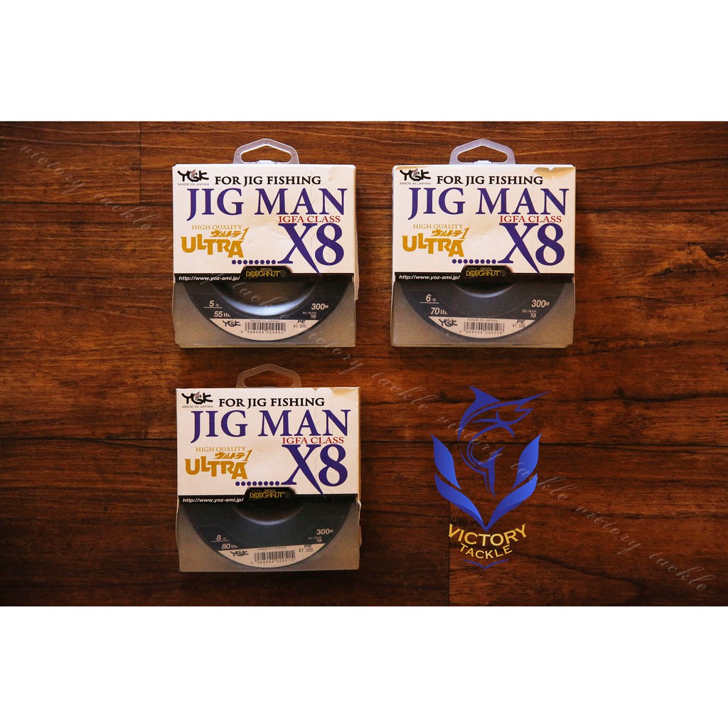 SENAR PANCING BENANG PE YGK Jigman Ultra X8 300mtr