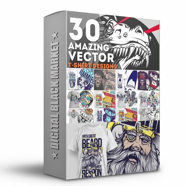 30 Jaw Dropping T-Shirt Designs - Vector Designs