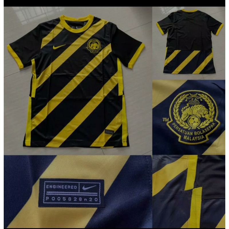 Jersey Malaysia Away 2020/2021 HITAM grade ori official