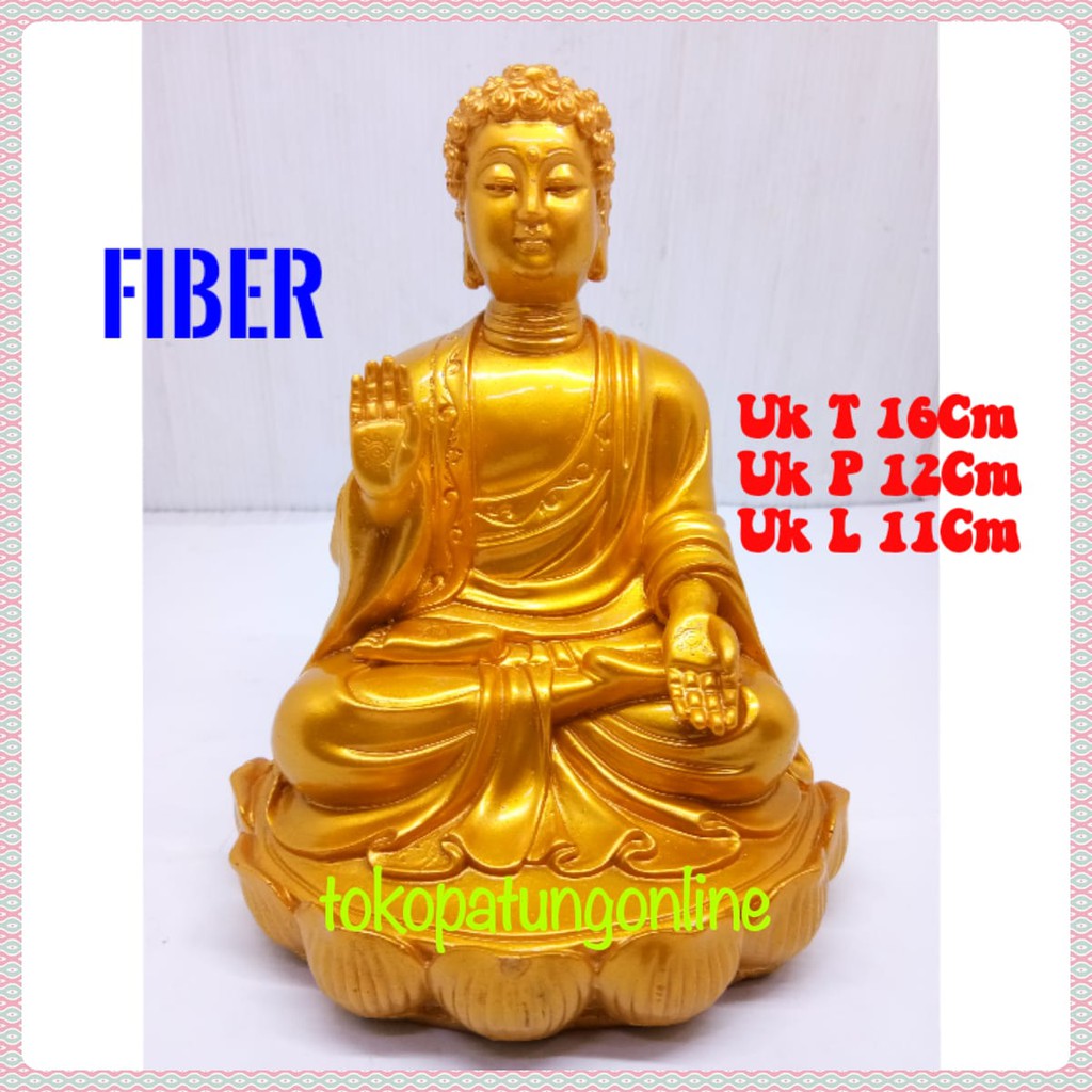 Patung Buddha Mahayana Fiber T06