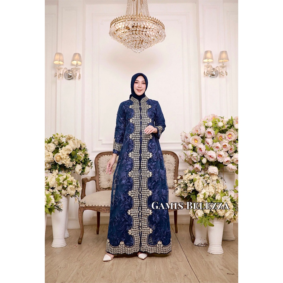 AF. GAMIS BELLEZA ORIGINAL GAMIS PESTA GAMIS LEBARAN GAMIS KONDANGAN GAMIS PESTA DRESS MEWAH BAJU SE