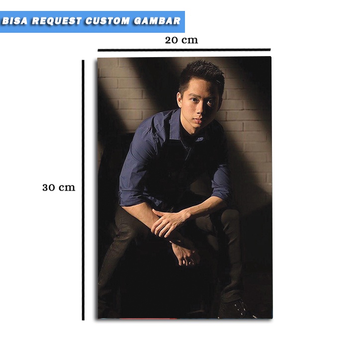 Poster Kayu Kevin Sanjaya/Hiasan DInding Kayu/Wall Decor/Poster Kevin Sanjaya