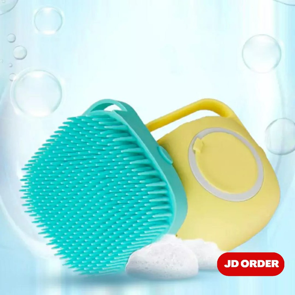 Sikat Mandi Silikon 80Ml Shower Brush Silicone Dispenser