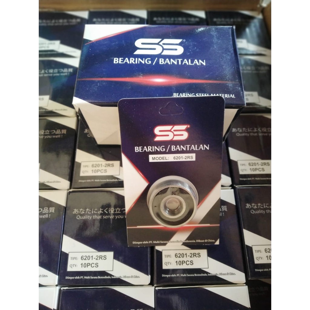 BEARING LAHER RODA DEPAN 6201 1BOX (10PCS) UNTUK MOTOR BEAT VARIO SCOOPY GENIO