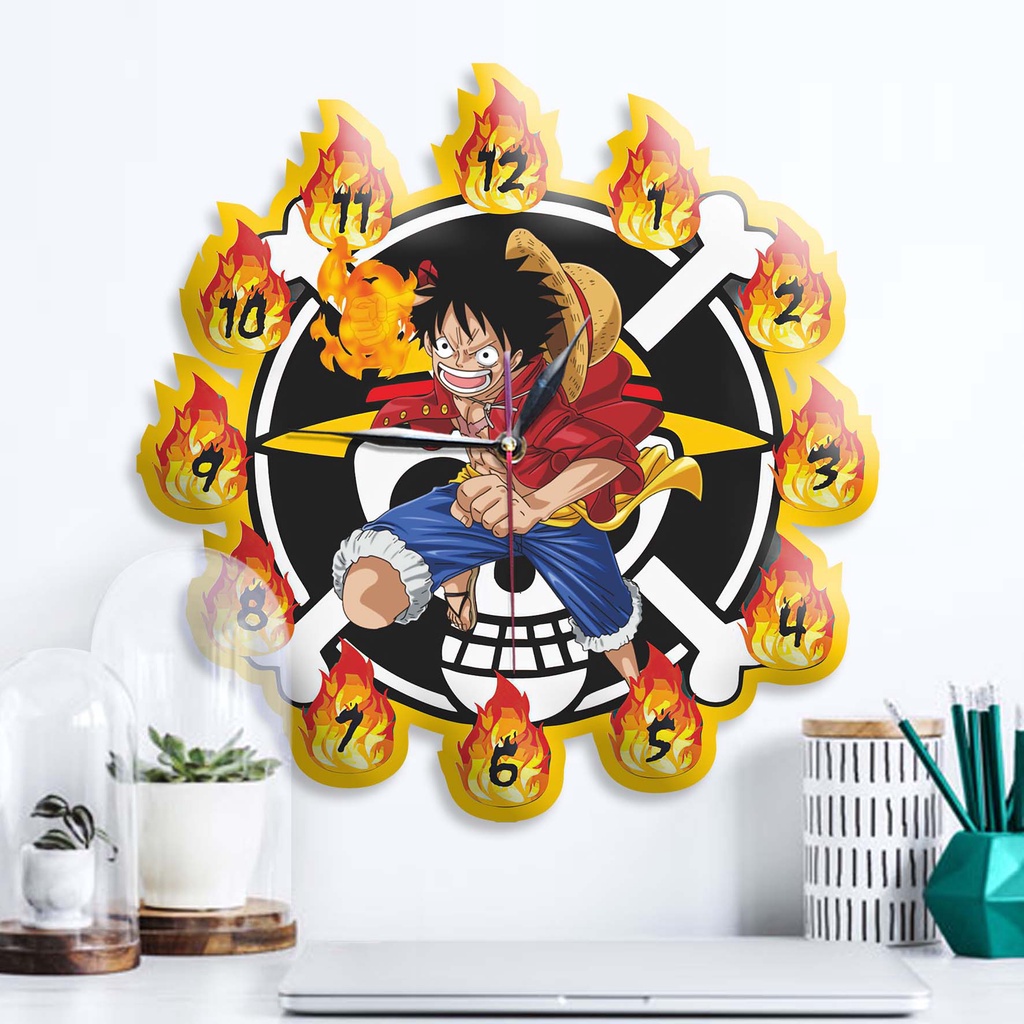 Jam Dinding Harga Terbaik Februari 2022 UKIRAN Karakter Wall Clock Dekorasi Rumah Hiasan Kamar - ONE