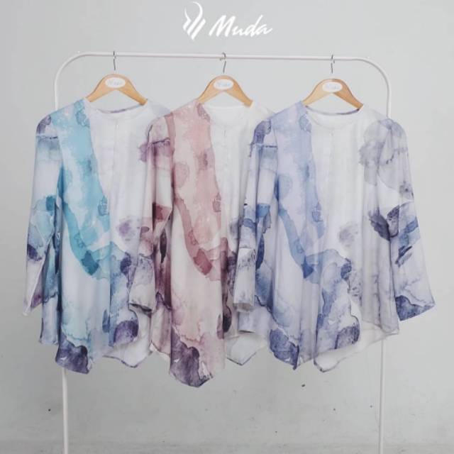Milea top volcanic by Muda - preloved milea top muda.official