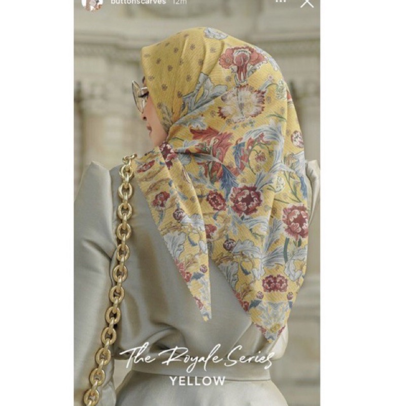 Buttonscarves Royale Series yellow