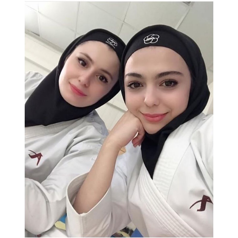 CIPUT HIJAB KARATE ARAWAZA WKF NIKE TAEKWONDO BELADIRI