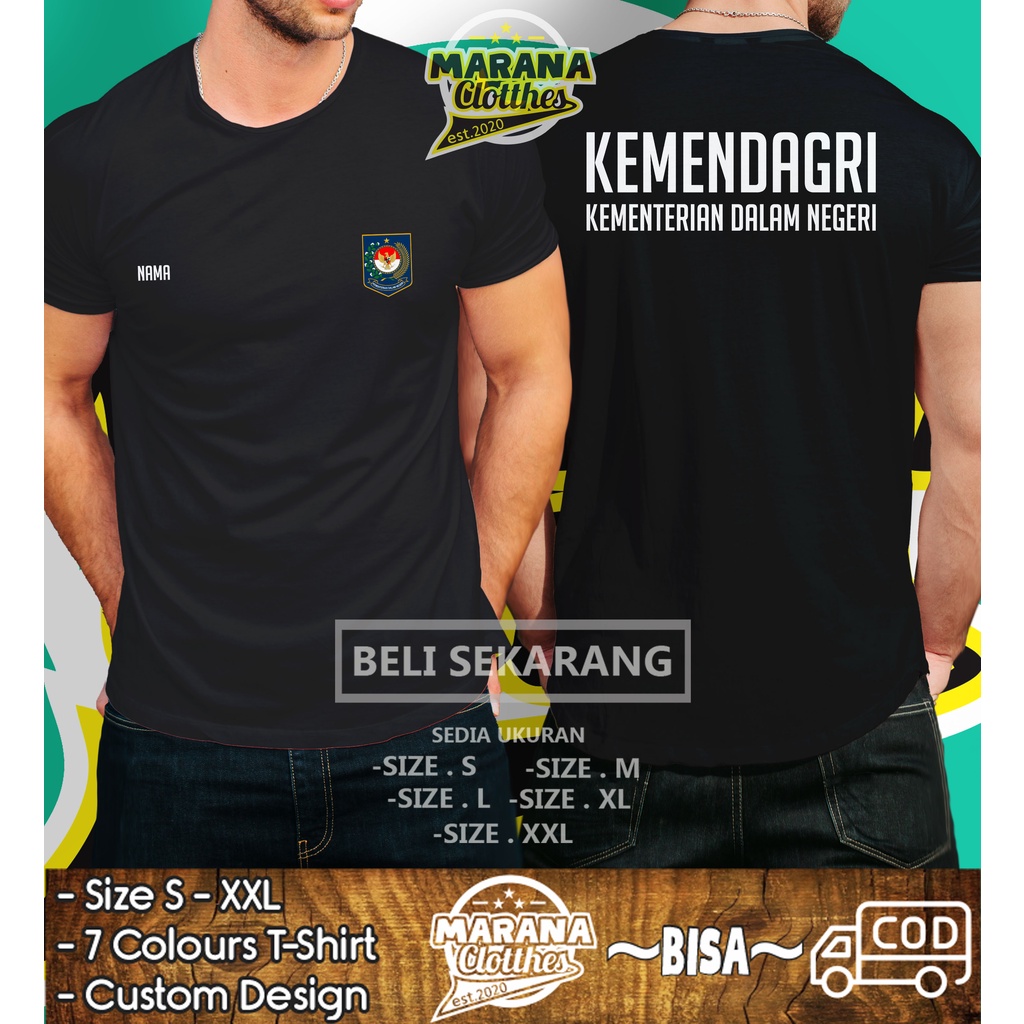 Kaos KEMENDAGRI Kementerian Dalam Negeri Baju Distro