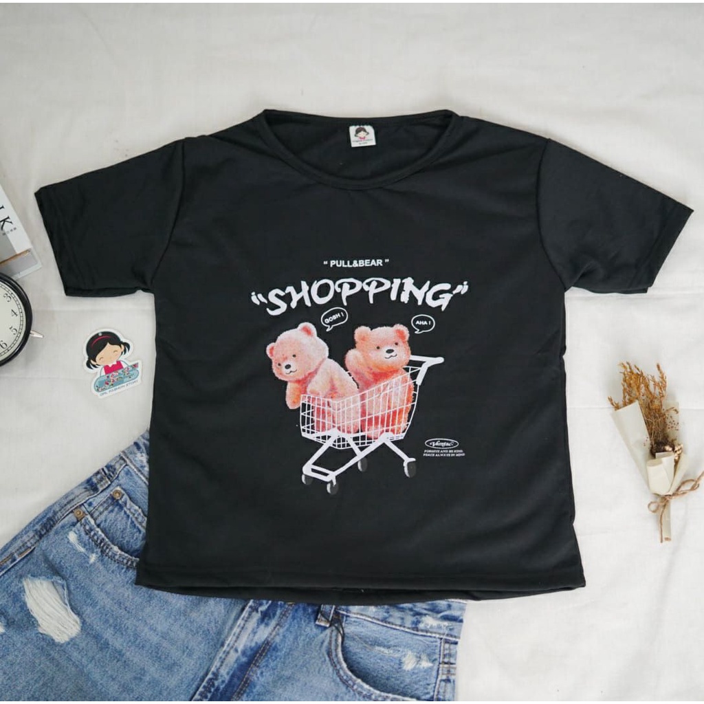 BEFAST - ZFS OOTD Wanita Kaos JESICA / SHOPPING KAOS TSHIRT BABYTERRY / Pakaian Kaos Wanita / Tshirt Lengan Pendek / Keluaran Terbaru 2022 / Kaos Santai Rumahan / Tshirt Motif