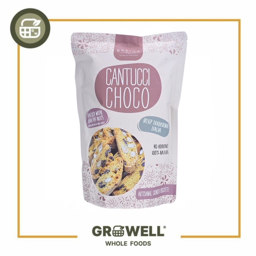 

BAKING CO CANTUCCI ALMOND&CHOCOLATE 200GR