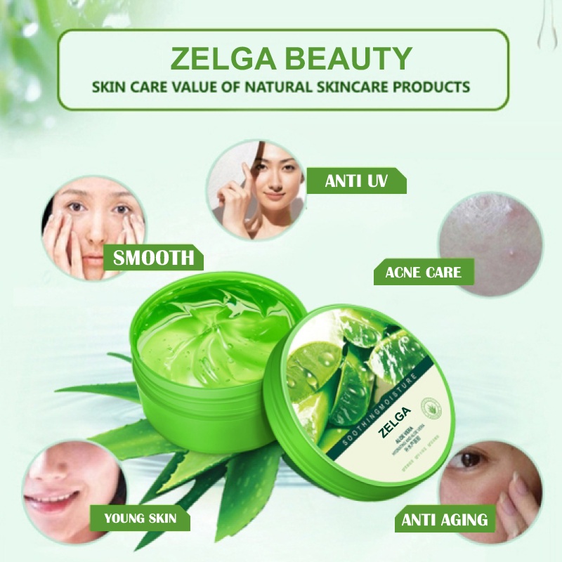 ZELGA Aloe Ointment Gel Natural 220g NATURE REPUBLIC ALOE VERA SOOTHING KOREA