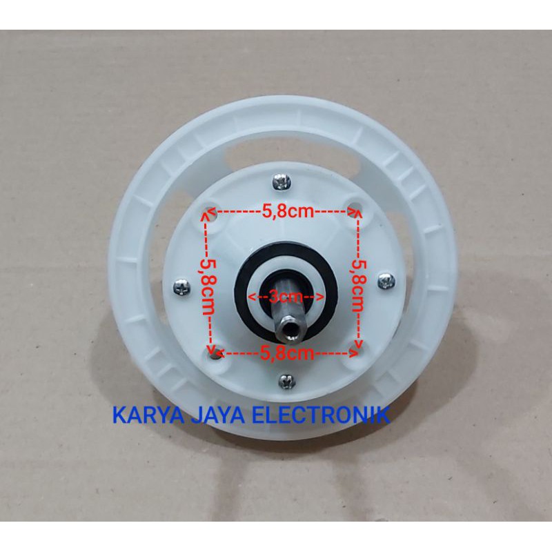 Gearbox Girbox mesin cuci Polytron 2 tabung As kotak