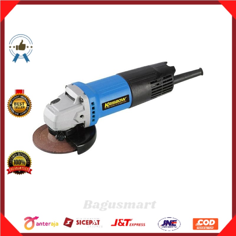 Krisbow Mesin Gerinda Poles 540 Watt 10 Cm/gerinda/alat pemoles/alat pemotong