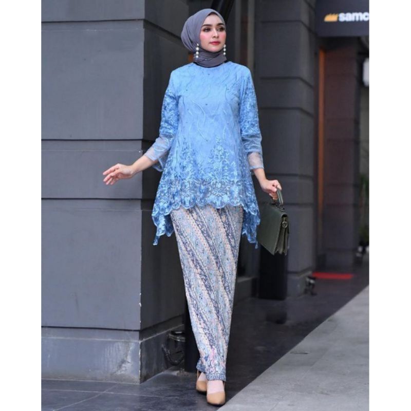 SET KEBAYA TULLE MUTIARA/SET KEBAYA RINJANI/SET KEBAYA MODERN/KEBAYA KONDANGAN/KEBAYA WISUDA