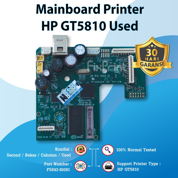 Original Logic Board Printer HP Deskjet GT5810 Mainboard GT-5810 Motherboard GT 5810