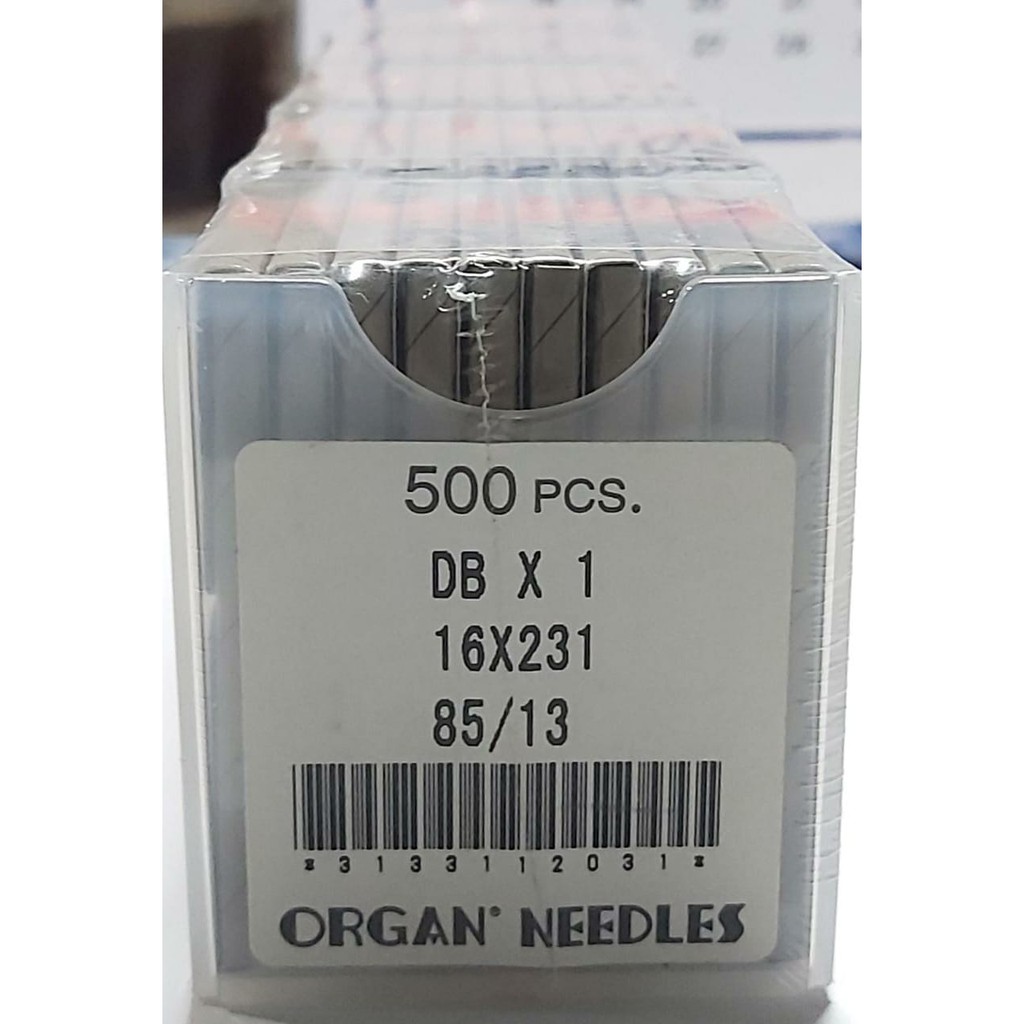 paket jarum mesin jahit organ dbx1 85/13 (nomor 13 - 500pc = 50bks)